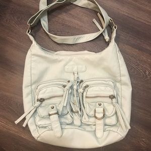 Light Blue-Green Crossbody Satchel